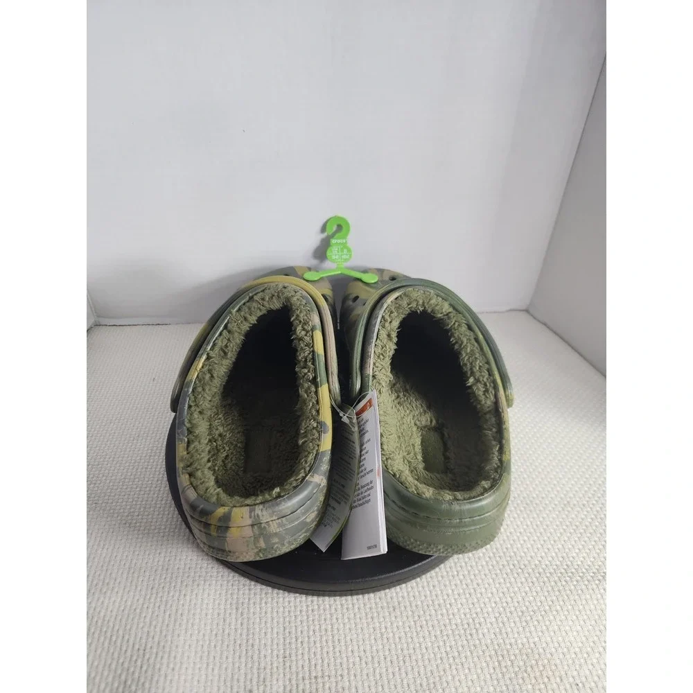NWT Ralen Sherpa Lined Crocs Clog‎ Relaxed Fit Camo Men's 7 Womens 9 Authentic